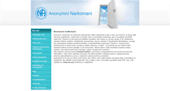 Desktop Screenshot of anonymninarkomani.sk