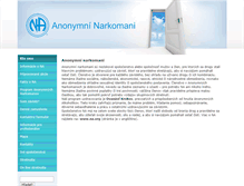 Tablet Screenshot of anonymninarkomani.sk